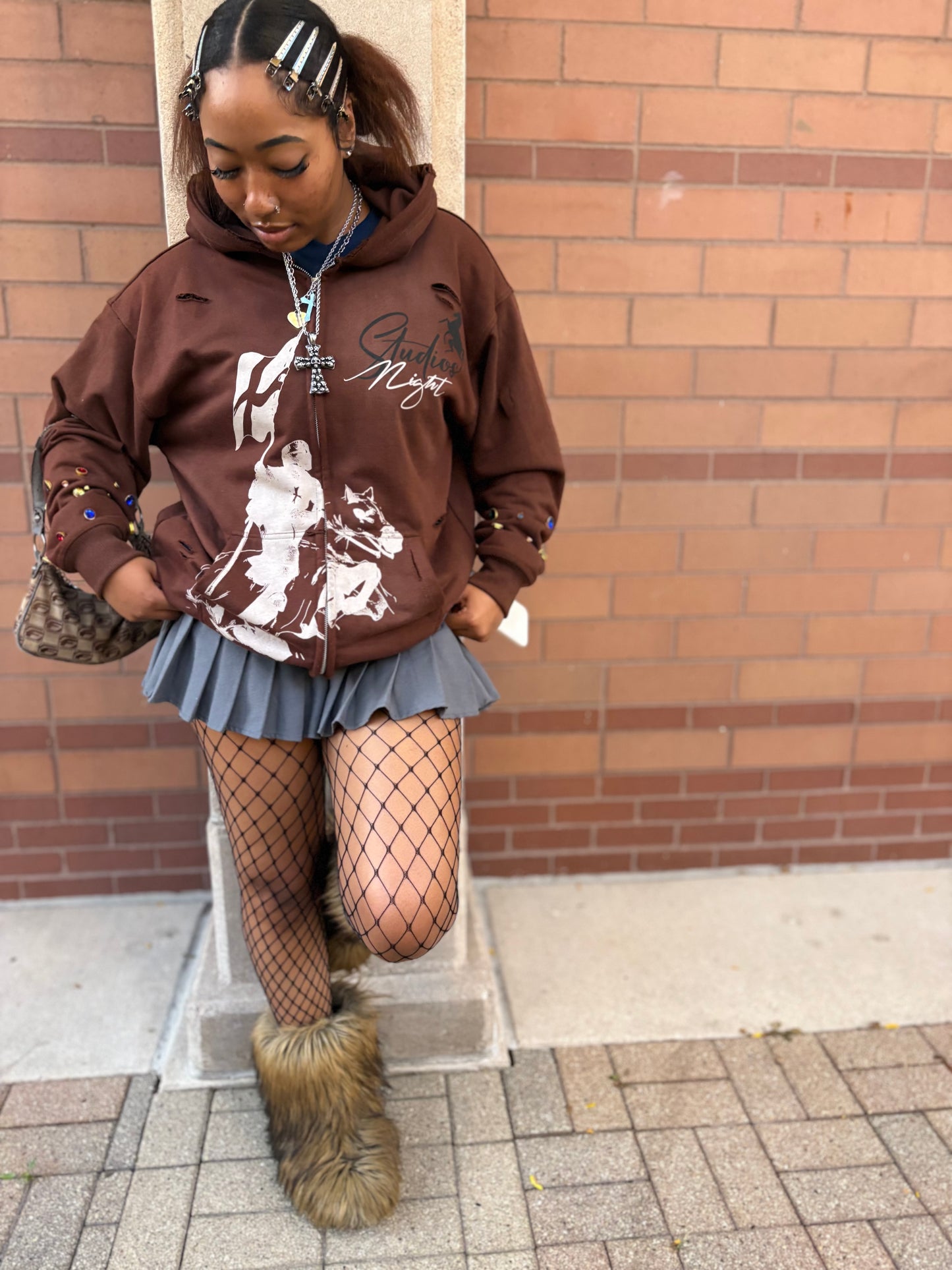 Chaos Canvas Zip Up