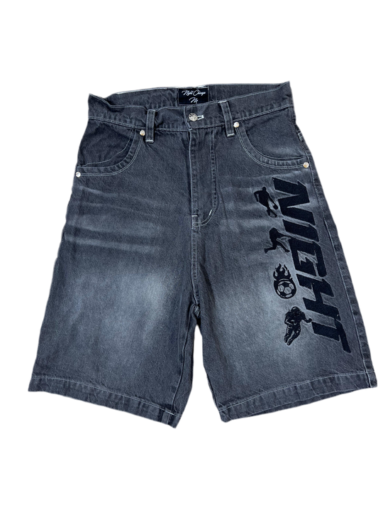 TEAM SPORT JORTS DARK WASH